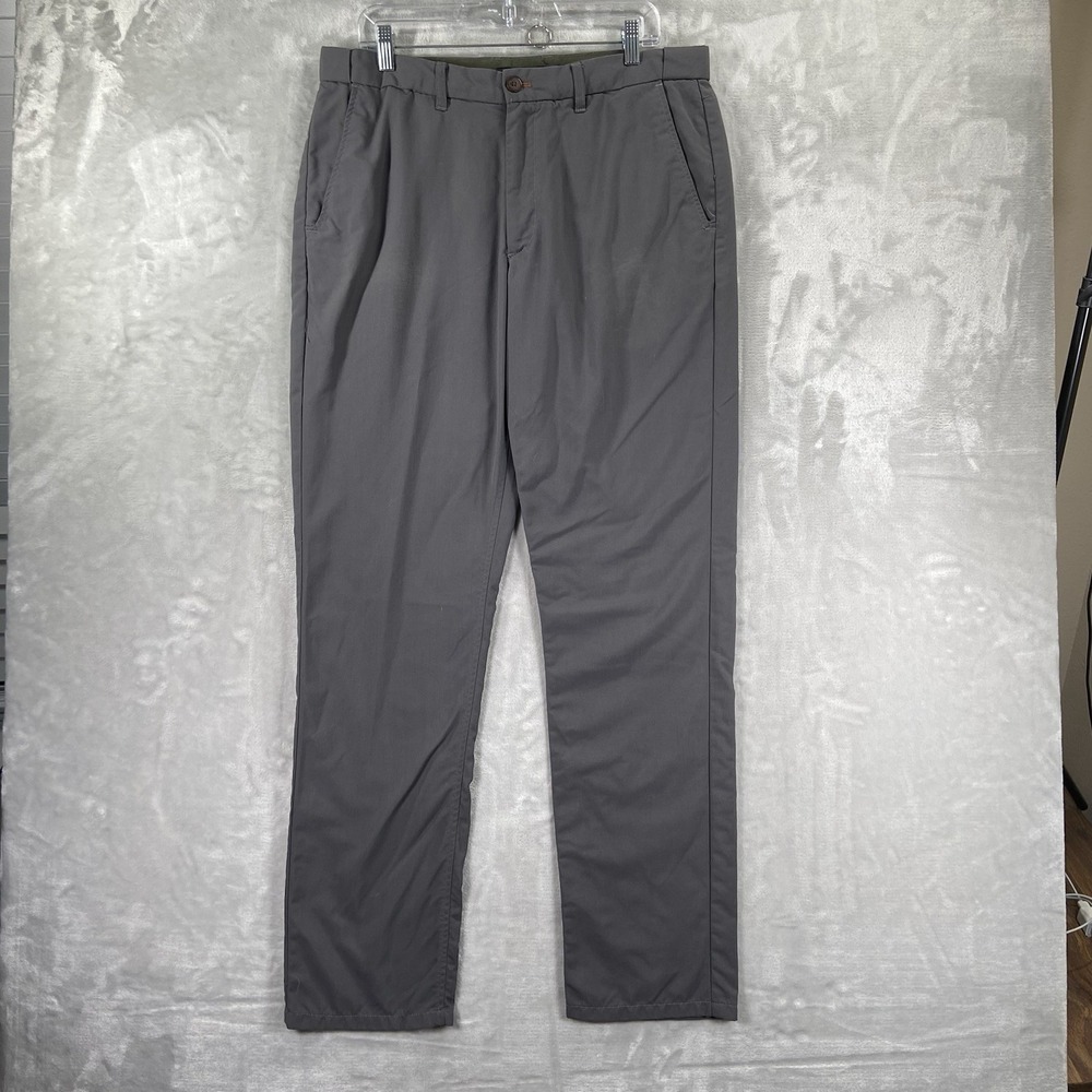 Rohan Pants men's 36x32 Grand Tour Chino Classic Straight Fit Polyamide Gray